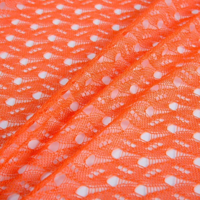 Punainen ontto kuvio Jacquard hengittävä uritettu vaatekagas